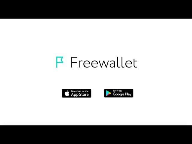 Freewallet Multi-currency wallet promo