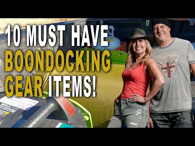 Ten Must Have Boondocking Gear Items - Full Time RVing