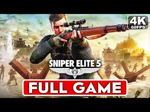 SNIPER ELITE 5 Gameplay Walkthrough Part 1 FULL GAME [4K 60FPS PC] -  No Commentary