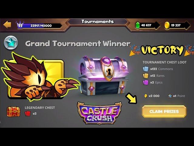 Fire Elemental Tournament Victory! Castle Crush Tournament Gameplay