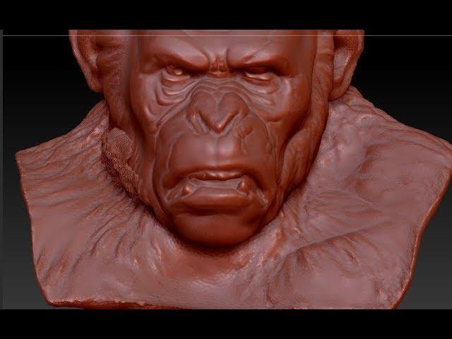 Zbrush  как сделать шерсть или мех