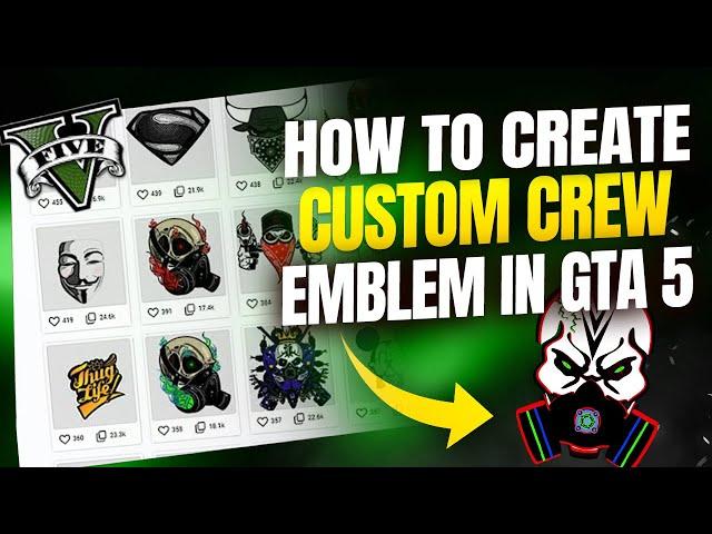 How To Create Custom Crew Emblem in GTA 5 Online