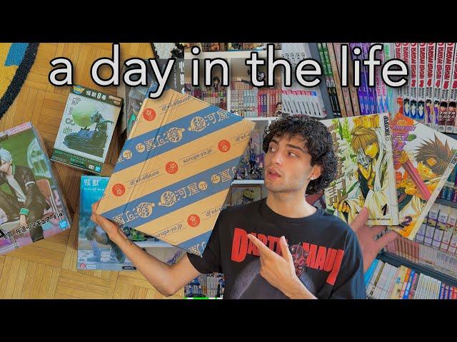 a day in the life: anime figure unboxing, haircut, manga shopping