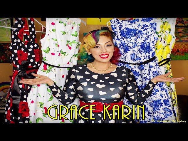 GRACE KARIN Vintage Dress Try On Haul