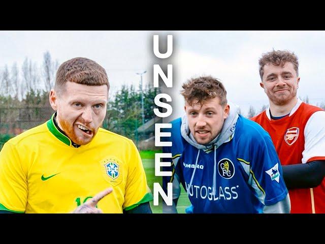 We Took 100 Shots vs an Amputee Keeper and Scored ___ Goals | UNSEEN FOOTAGE