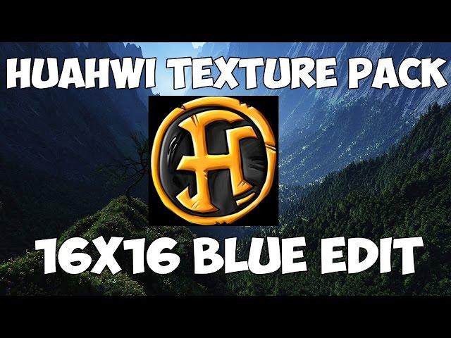 Minecraft PvP Texture Pack - Huahwi 16x16 Blue Edit [MCSG/UHC] Resource Pack