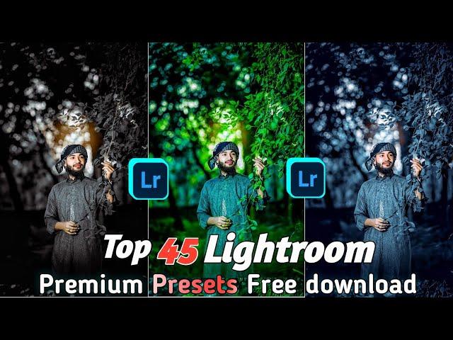 Top 45 Lightroom Premium Presets  | Lightroom Free Presets Download