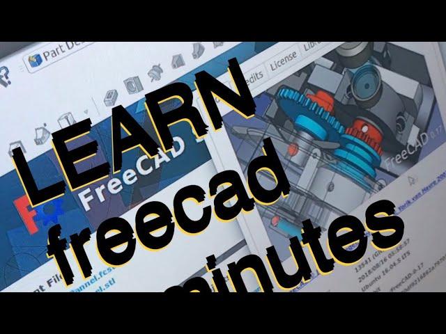 LEARN freecad in 6 minutes! (tutorial)