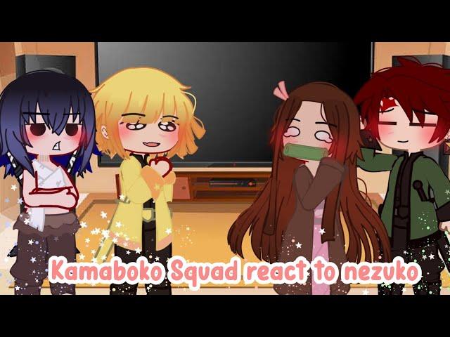 Kamaboko squad react to nezuko// Gacha Club//