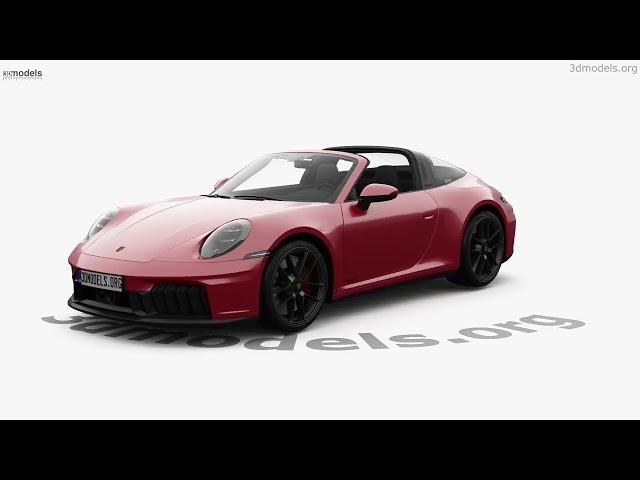 Porsche 911 Targa 4 GTS 2024 3D model by 3DModels.org