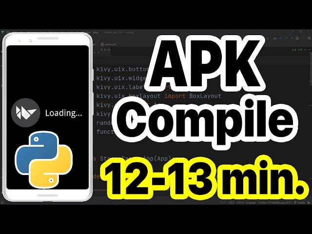 Мобильное приложение под Android за 12 минут / уроки Kivy / Как получить APK