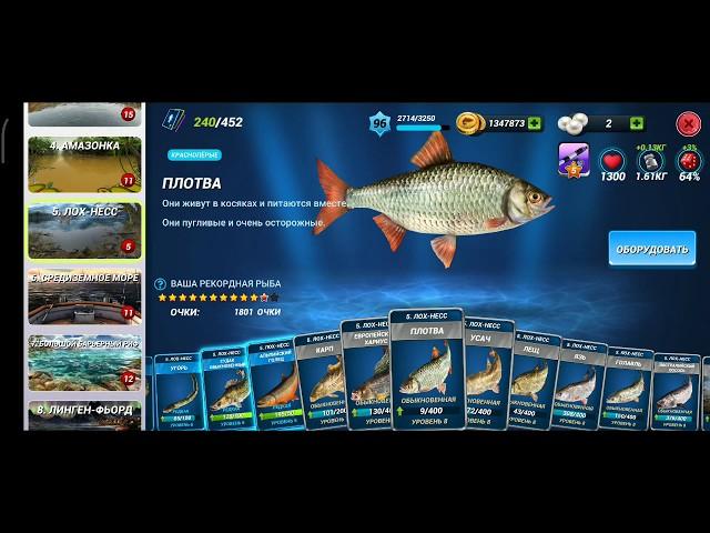 Игра без доната ,что важно знать в начале игры Fishing Clash: Реальная рыбалка