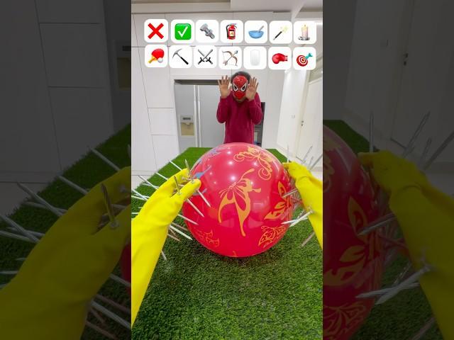 Epic Asmr Catching Big balloons Spider Man Challenge Mix Burst#shorts #viralvideo #asmr #foryou