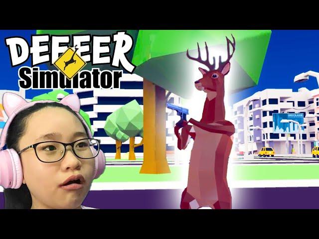 DeeeeR Simulator Gameplay! - Im a crazy DEER!!!