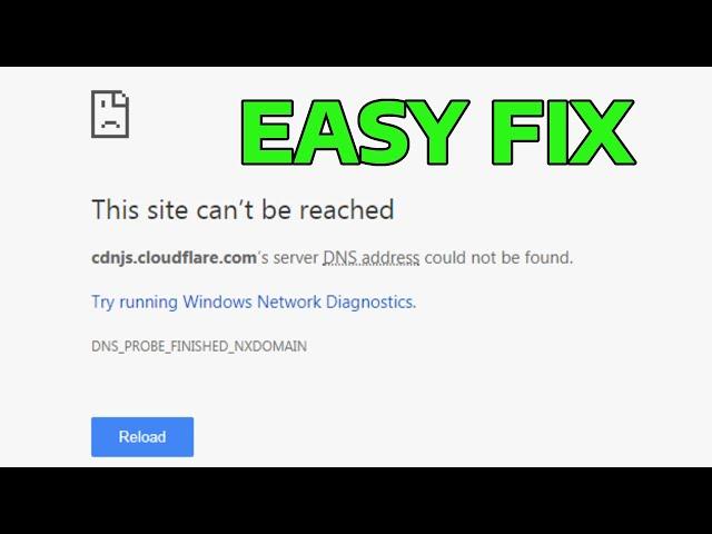 How To Fix Server DNS Address Could Not Be Found