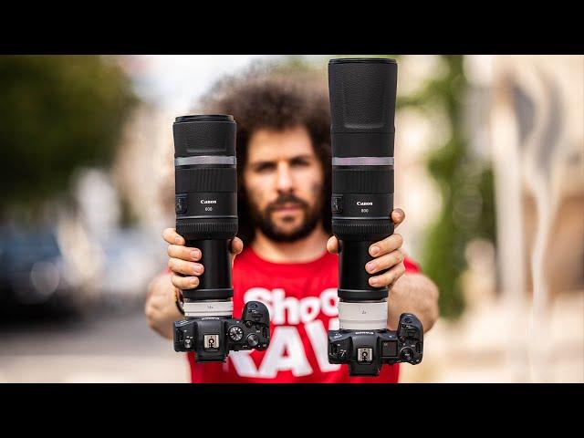 CANON's 2 WORST LENS IDEAS EVER? RF 800mm / 600mm F11 REVIEW