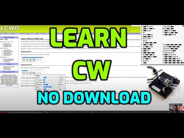 LEARN CW ONLINE (https://lcwo.net/text2cw)