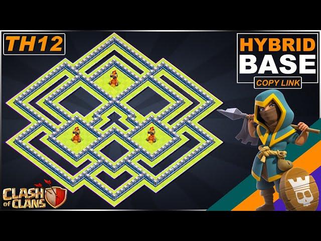 New BEST TH12 HYBRID/TROPHY Base 2021!! | Town Hall 12 (TH12) Hybrid Base Design - Clash of Clans