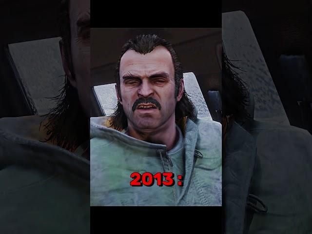 GTA 5 - Characters in 2013 Vs 2024