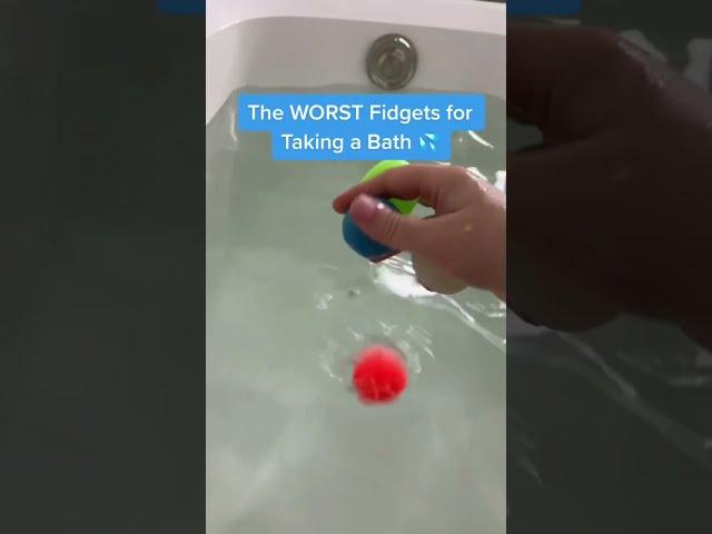 Worst Fidget Toys for Taking a Bath  | Mrs. Bench #shorts