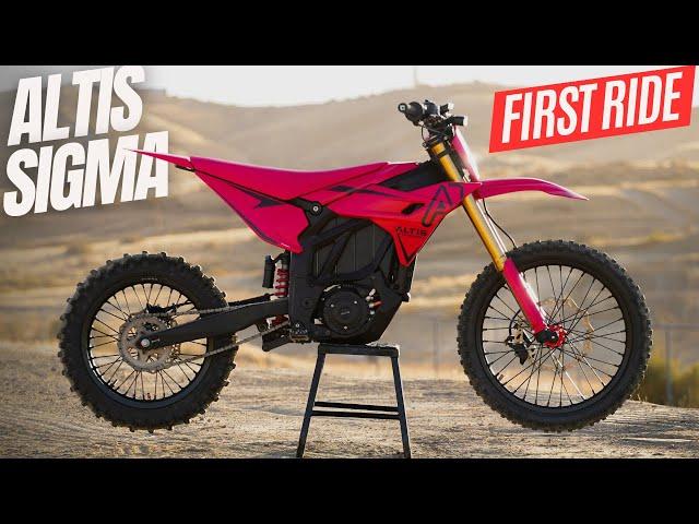 We Rode the NEW ALTIS SIGMA Electric Dirt Bike | First Ride