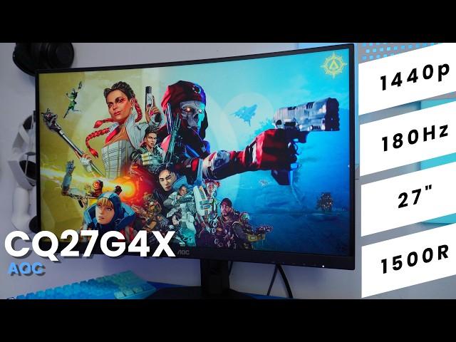 This Gaming Monitor Costs £150… But Is It Any Good? - AOC CQ27G4X