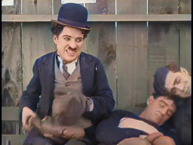 The Champion - Charlie Chaplin - Color Version (Laurel & Hardy)