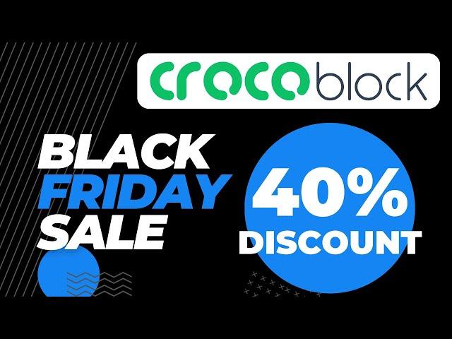 Crocoblock Discount Code  Crocoblock Black Friday Sale 2023 ⏰