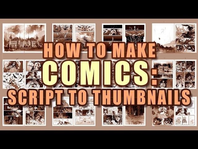 The MOST Important step in making COMICS: Thumbnails / Storyboards / Layouts process explanation