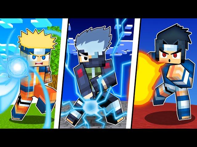 Choose Your Random Naruto Power in Minecraft, Then Battle