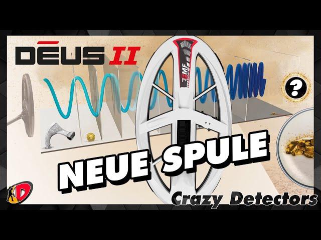  Neue HF2 Spule für den XP Deus 2 Metalldetektor! 🪙