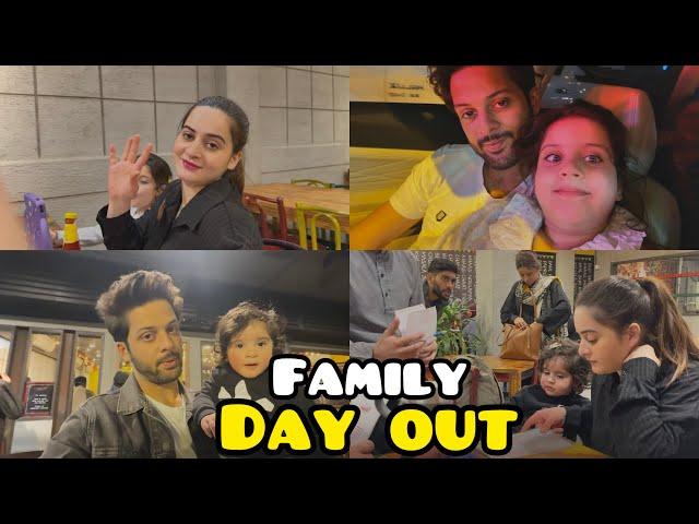 Family day out  | had lunch with aiman appi ️ | 2 plan cancel ho gye hamare 