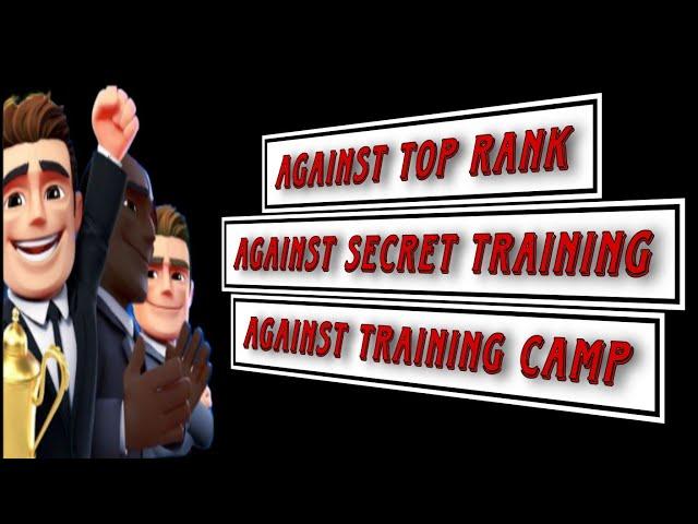 OSM TACTICS 2025  ::  Against Top Rank _ Against Secret Training _ Against Training Camp