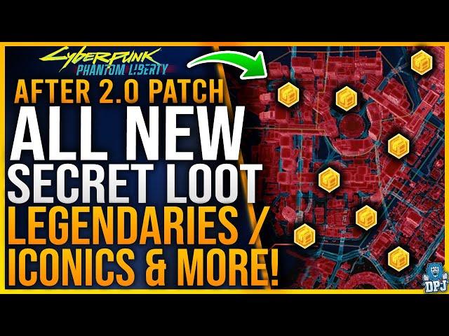 Cyberpunk 2077: All New SECRET Legendaries, Iconics & More Added With Patch 2.0 - New Weapons  Guide