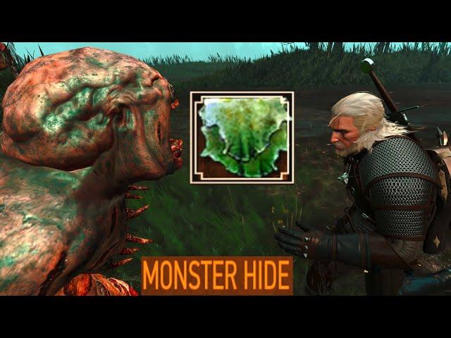 witcher 3 where to get monster hide