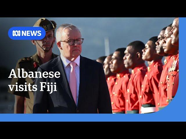 Anthony Albanese bound for G7 summit after quick stop in Fiji | ABC NEWS