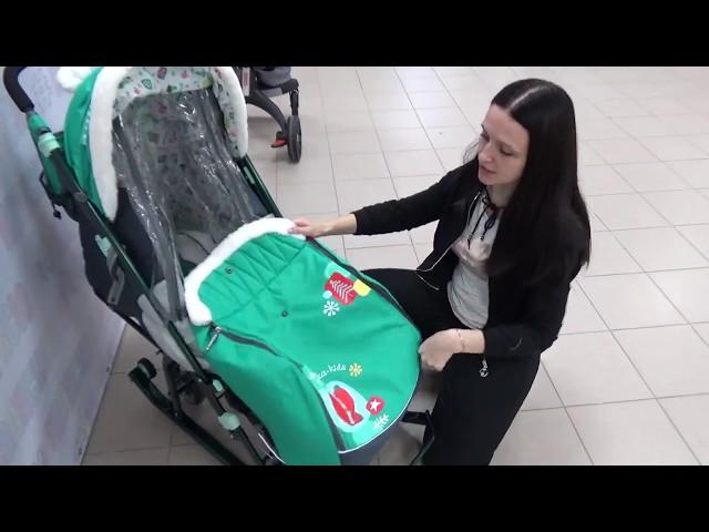 Санки коляска NIKA KIDS 7-2 видео обзор и описание модели