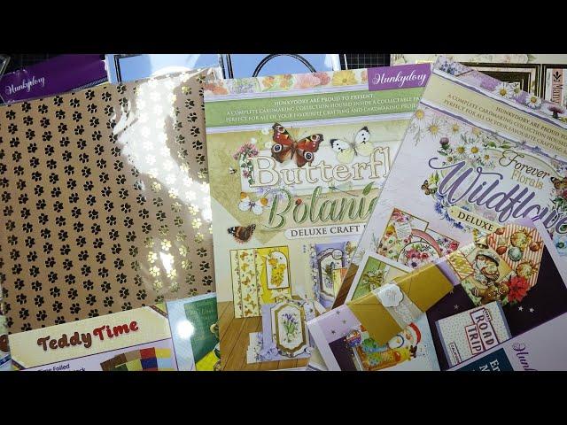 Hunkydory Crafts Haul! So Many Gorgeous New Items! Free Gift, Toppers, Craft Pads, Magazines, etc...