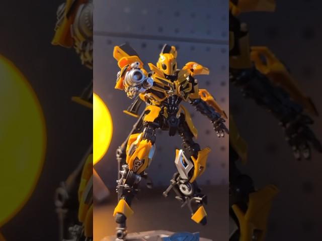 Took me 1 hour to build Bumblebee model kit by Trumpeter #toy #hobby #khmer#transformers #bumblebee