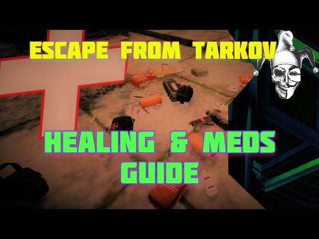 Beginners Guide all Healing and Meds Escape From Tarkov