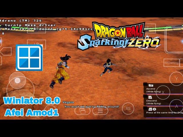 Winlator 8.0 Amod1 DRAGON BALL: Sparking! ZERO Gameplay Poco F5 Sd7+Gen2