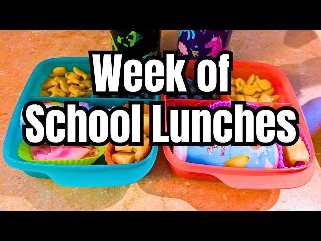 EASY SCHOOL LUNCH BOX IDEAS | WEEK OF SIMPLE KIDS LUNCHBOX IDEAS