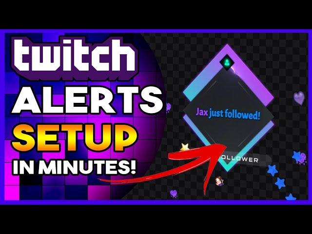 Setup Twitch Integrated Alerts In Minutes! (Full Tutorial)