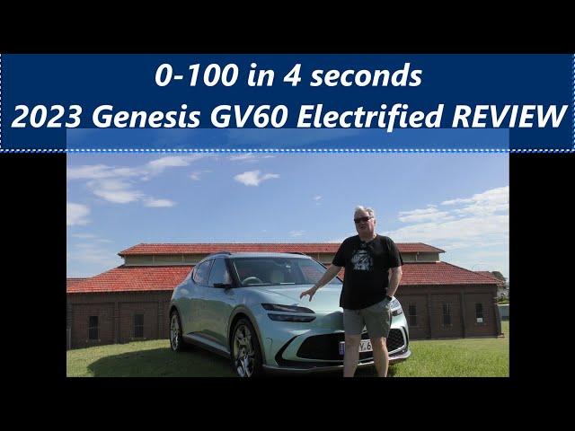 0-100 in 4 seconds - 2023 Genesis GV60 Electrified FULL Review #gaycarboys