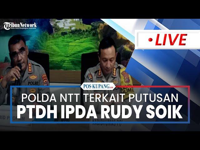 Jumpa Pers Polda NTT Terkait Putusan PTDH Ipda Rudy Soik, Sebut Ada 7 Kasus Pelanggaran Kode Etik