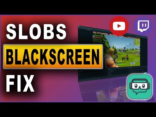 Streamlabs OBS Bildschirm schwarz | Tutorial (2019)