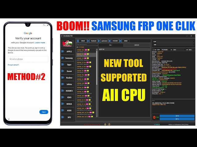 All Samsung FRP Bypass 2024 Android 11, 12, 13, 14 FRP Unlock New Tool - ADB Fail (*#0*#)