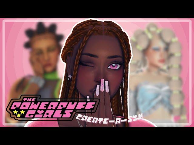 Creating Sims INSPIRED by The Powerpuff Girls 🩷🩵/ Full CC List + Sim Download