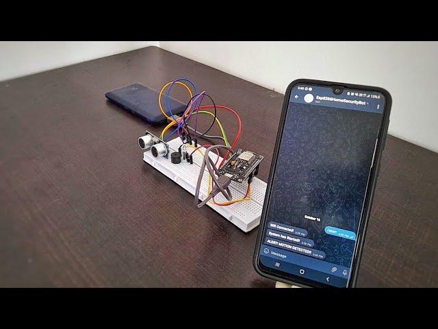 How To Make Home Security System | Using ESP8266 | Get notifications on Telegram! | Detailed Video.