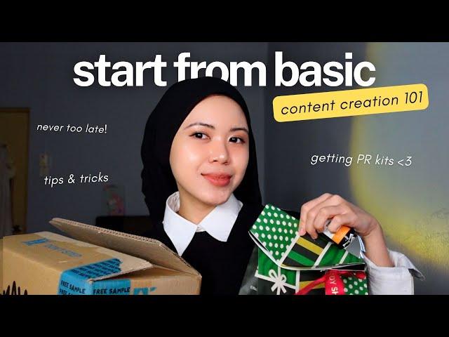 how to become a content creator (tips & tricks + unboxing PR)